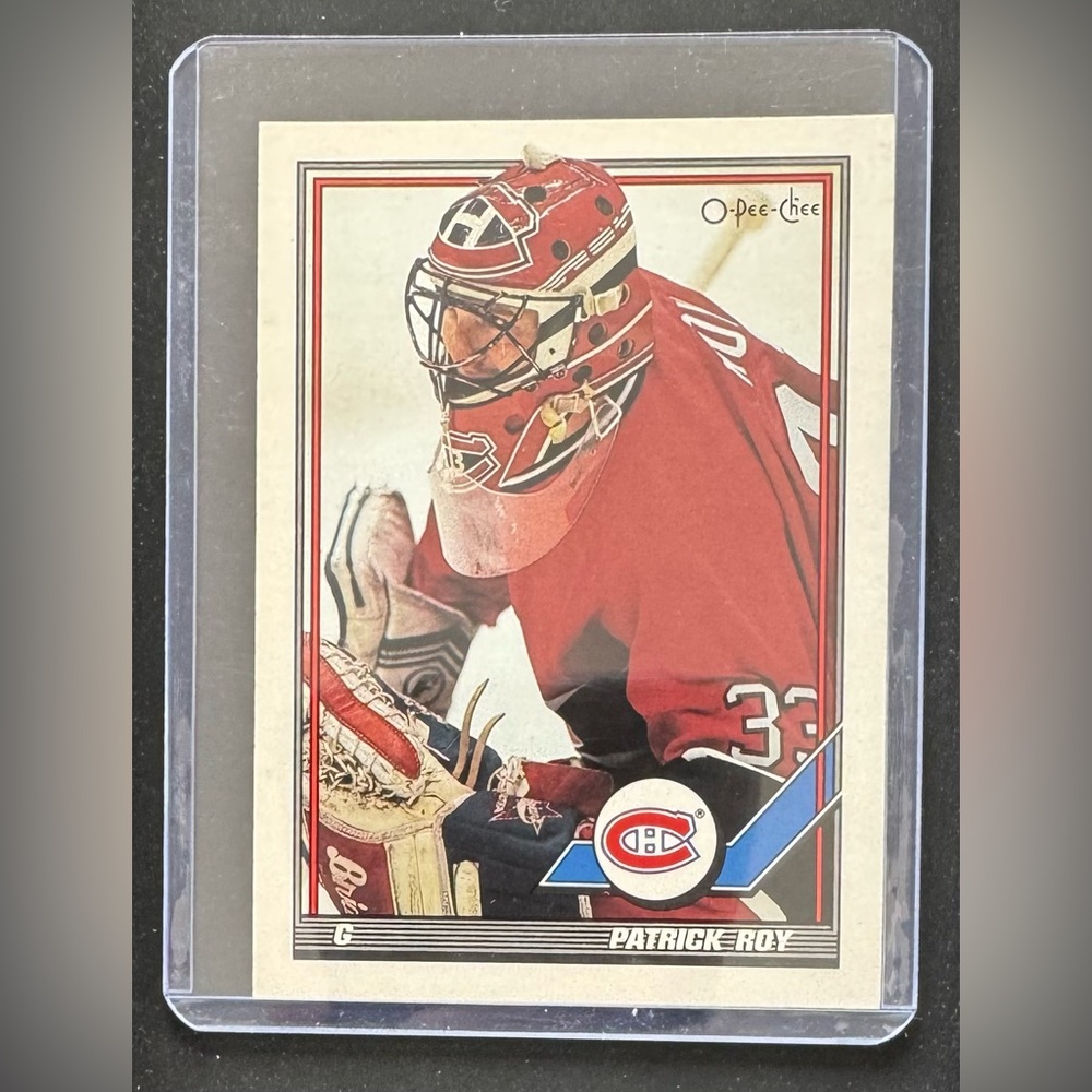 O-Pee-Chee - Patrick Roy #413 NHL Trading Card
